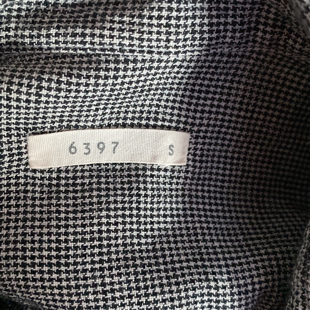 6397 Oversized Houndstooth Shirtdress - Picture 11 of 11